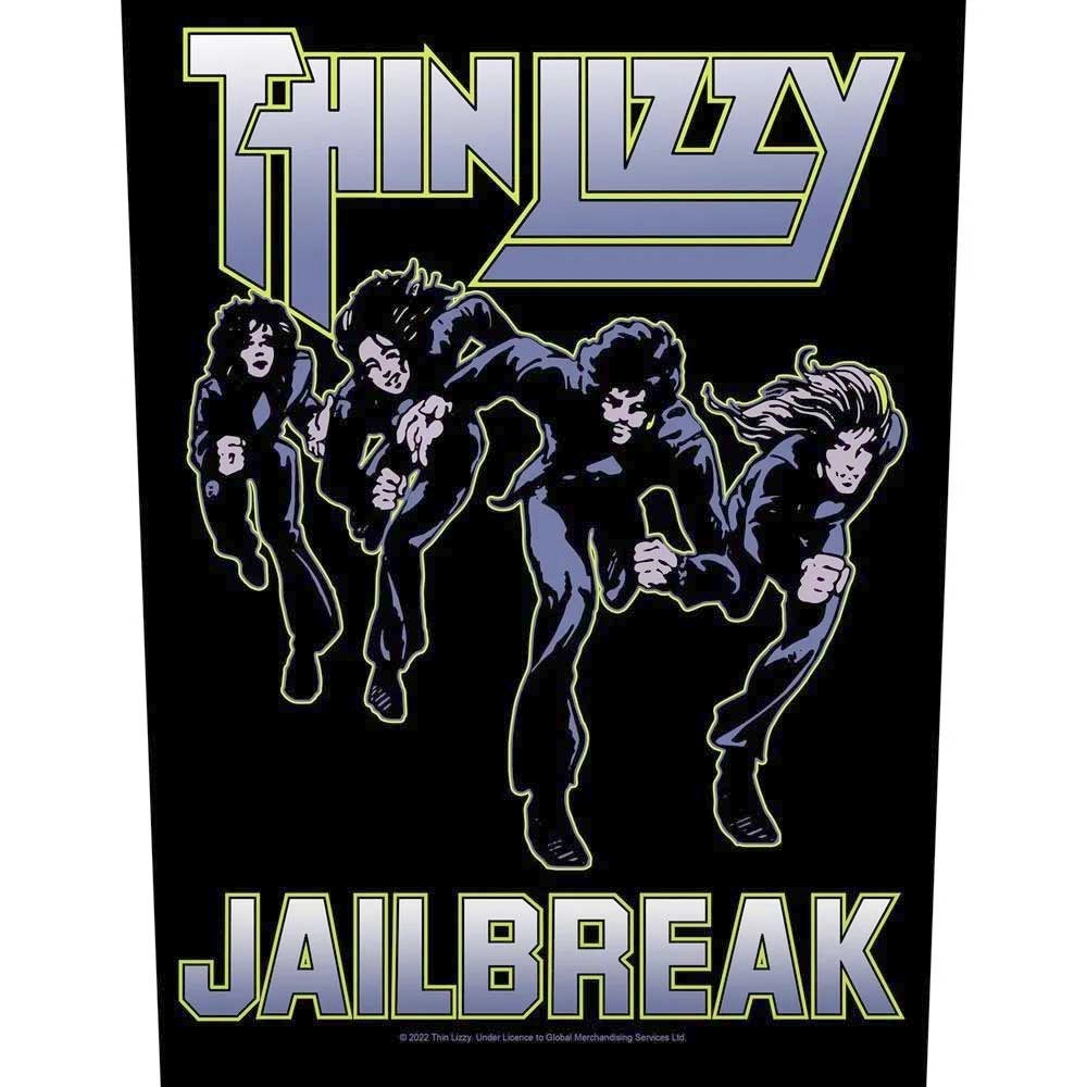 Thin Lizzy - Jailbreak Rugpatch - Zwart